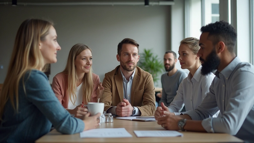 Professionele bijeenkomst met mediation